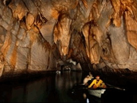 필리핀의 푸에르토 프린세사 지하강 이미지